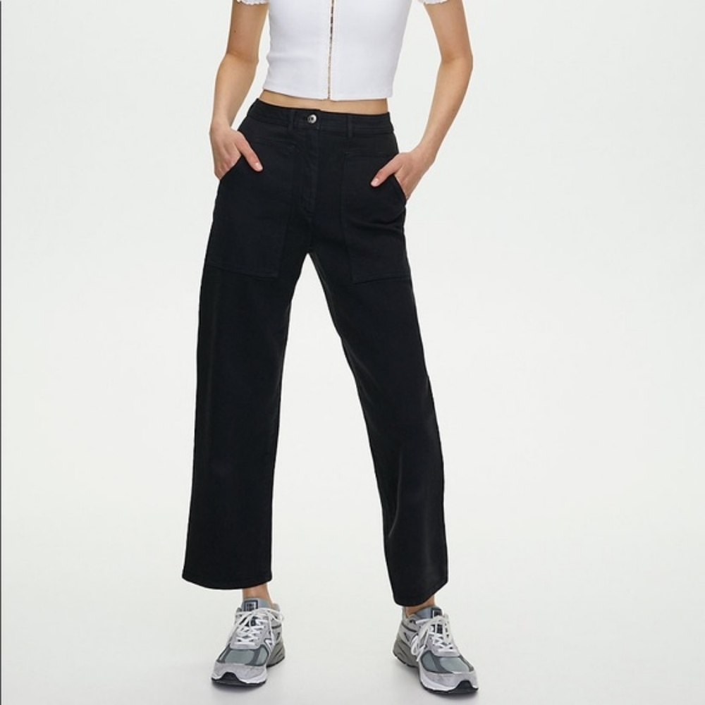 Aritzia Wilfred Free Modern Utility Pant black size 0